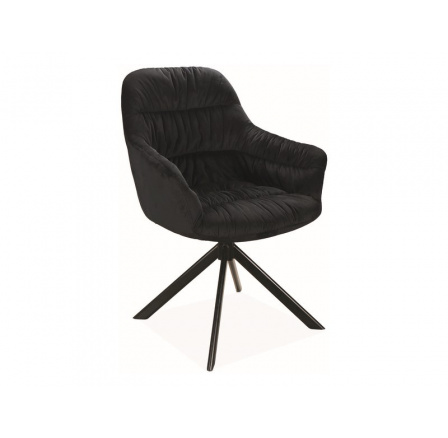 KRZESŁO ASTORIA II VELVET CZARNY STELAŻ / CZARNY BLUVEL 19 KRZESŁO ASTORIA II VELVET CZARNY STELAŻ / CZARNY BLUVEL 19