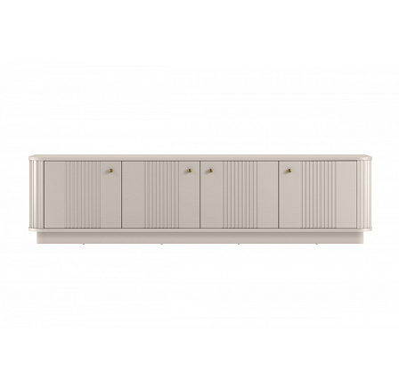 VESPER RTV 187 4D - kašmírová MDF / kašmír / zlaté úchyty / sokl VESPER RTV 187 4D - kašmírová MDF / kašmír / zlaté úchyty / sokl