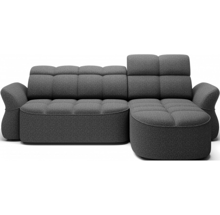 Rohová sedací souprava s elektrickým rozkládáním BENETH - Pravá, Breona 04