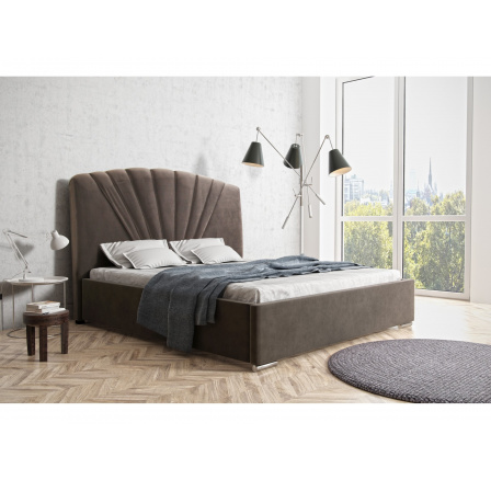 Postel Moris s kovovým roštem 160x200