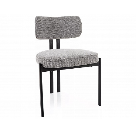 ŽIDLE MISAKI ČERNÁ / ŠEDÁ TAP. 254