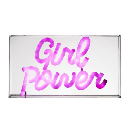 Lampička Girl Power Neon Led
