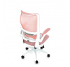 Kancelářská židle, houpací mechanismus, růžová síťovina, KA-C807 PINK