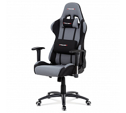Kancelářské křeslo, houpací mechanismus, šedá látka, KA-F01 GREY