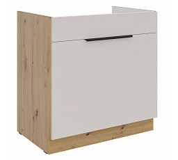 Kuchyňská skříňka Vega 80 ZL 1S dub artisan/kašmír