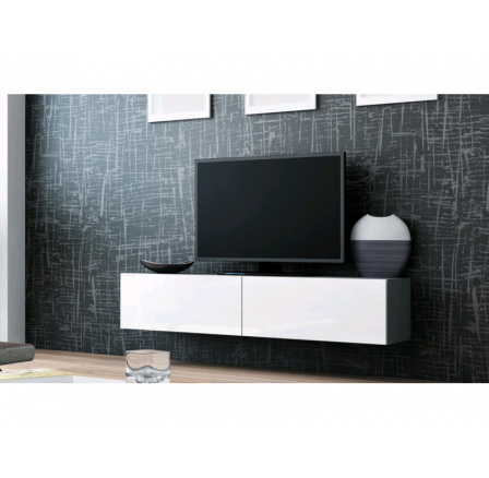 TV komoda VIGO 140 - šedo-bílá TV komoda VIGO 140 - šedo-bílá