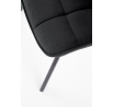 Jídelní židle K332 VELVET, Černý Bluvel 19/Černá