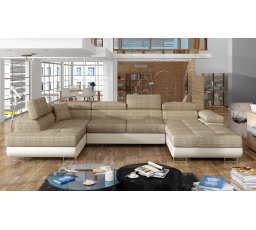 Sedací souprava ve tvaru U RODRIGO, Berlin 03 / soft 33 levá