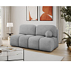 Nuwia sofa with sleeping function and storage box, grey plush upholstery Avexin 04 145x200 1