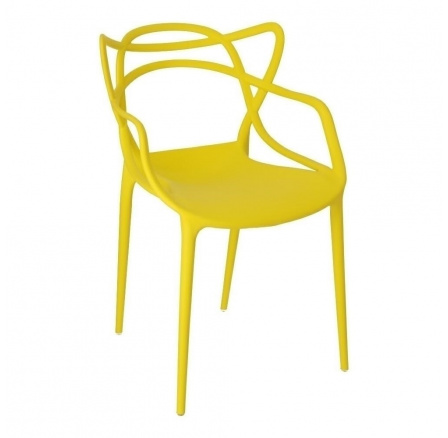 Židle Lexi žlutá insp. Mistrovské křeslo