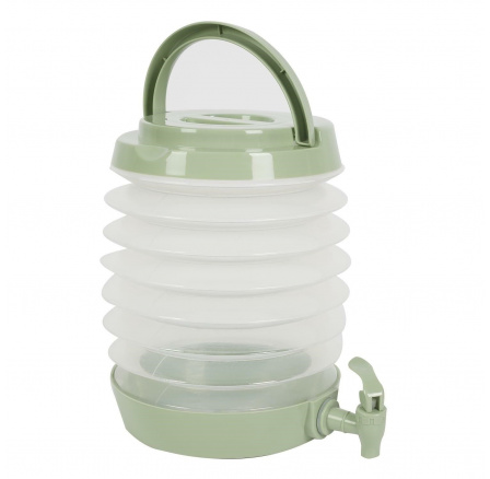 Skládací nádoba na nápoje 5,5L zelená