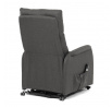 Polohovací křeslo, elektrické kabelové ovládání, šedá, látka, TV-5482 GREY2