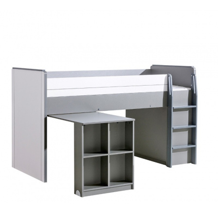 Systém "GUMI" G15 (Postel s psacím stolem) - Barva: bílý diamant