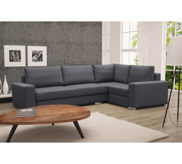 Rohová sedací souprava Toro P tm.šedá