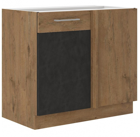 Rohová kuchyňská skříňka VEGA 105-ND-1F, Matera mat/Dub lancelot Rohová kuchyňská skříňka VEGA 105-ND-1F, Matera mat/Dub lancelot