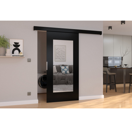 Posuvné nástěnné dveře NELA 76 Černé