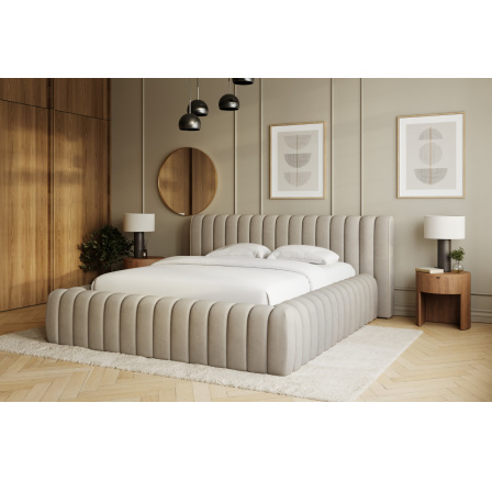 Postel Carilla + Kovový rám/Plynový zvedák/Úložný prostor 140x200 Sola 18 1