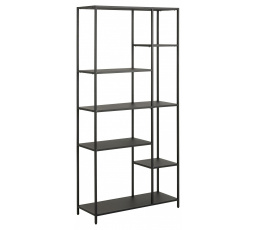 Asymetrický regál Newcastle černý