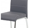 Jídelní židle, šedá, ekokůže, HC-484 GREY