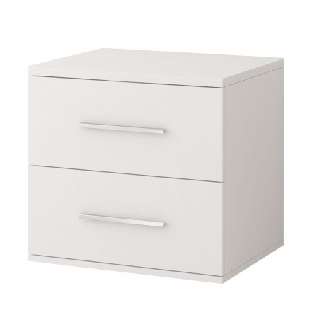 Noční stolek OMEGA I - 22, Bílá/Bílá Noční stolek OMEGA I - 22, Bílá/Bílá