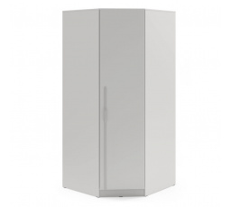 Skříň rohová BRAGA 4 Šedá s kovovým madlem