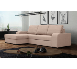 Rohová sedací souprava Frogo L růžová