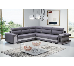 Rohová sedací souprava Andy 2 levá šedá