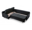 Rohová sedací souprava L Aladin - černá