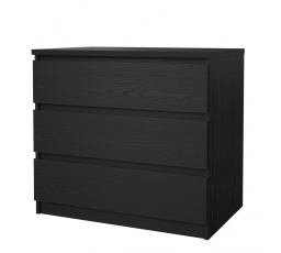 Komoda SIMPLICITY 298, Černý dub woodgrain