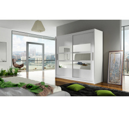 Šatní skříň BERGER III, Bílá