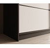 Posuvná skříň Etna 250 Černá+Bílá