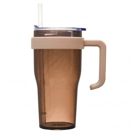 Termohrnek Mini Miami jantarový průhledný