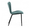 Jídelní židle, modrá, látka, CT-S8010 BLUE2