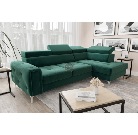 Rohová sedací souprava s funkcí spaní ORION 165x255 - volitelný odstín - pravá Rohová sedací souprava s funkcí spaní ORION 165x255 - volitelný odstín - pravá