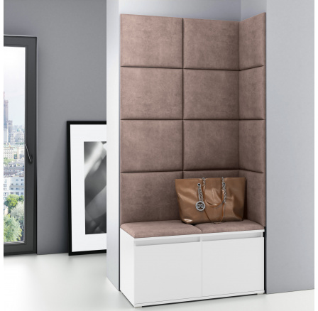 Předsíňová stěna EMI 2, Trinity 06/Bílá