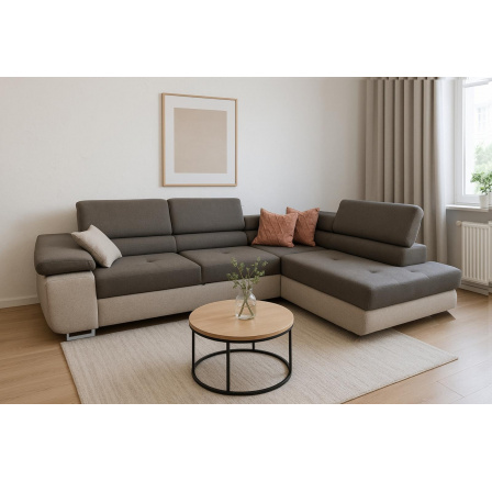 Sedací souprava Dolly P, šedá Neve