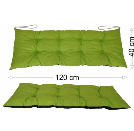 Podsedák 120x40 světle zelený melír