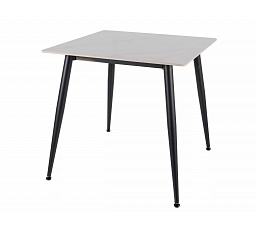 Jídelní stůl RION, Černá/ Efekt mramoru