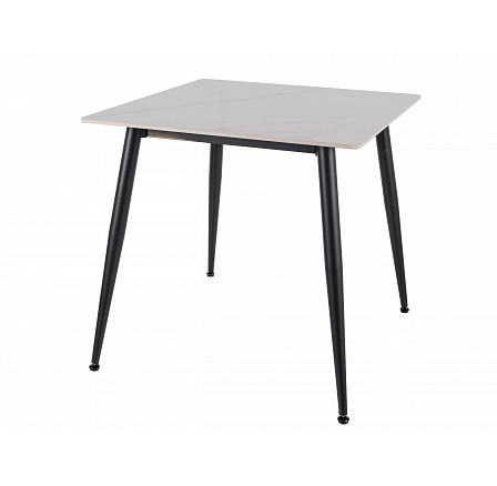 Jídelní stůl RION, Černá/ Efekt mramoru