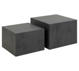 Sada 2 konferenčních stolků Dice černá