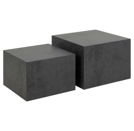 Sada 2 konferenčních stolků Dice černá