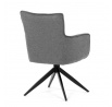 Jídelní židle, šedá, látka, DCH-P3170 GREY2