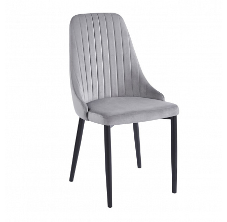 PŘEDPRODEJ -15% do 10.04 ! Židle velvet - Riviera 91 šedá K44-FX