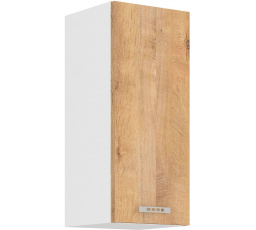 Horní skřínka SARA - 30 G-72 1F, Bílá / Dub Lefkas