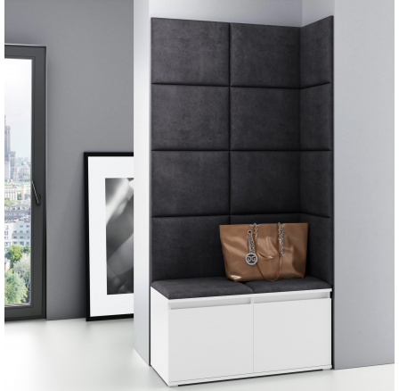 Předsíňová stěna EMI 2, Trinity 16/Bílá Předsíňová stěna EMI 2, Trinity 16/Bílá