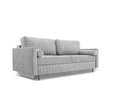 Pohovka rozkládací SIENA Světle šedá, Cloud 81