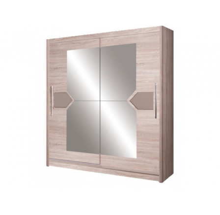 DOME - skříň DO4-20, Dub Sonoma/Capuccino DOME - skříň DO4-20, Dub Sonoma/Capuccino