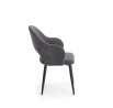 Jídelní židle K364, šedý Velvet