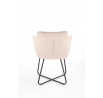 Jídelní židle K377, béžový Velvet