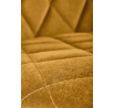 Jídelní židle K450, hořčicový Velvet